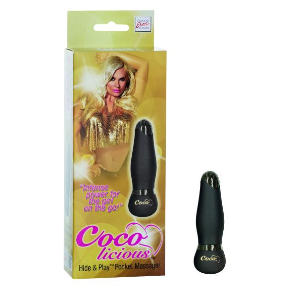 Coco LiciousHide & Play Pocket Massager Black - Click Image to Close
