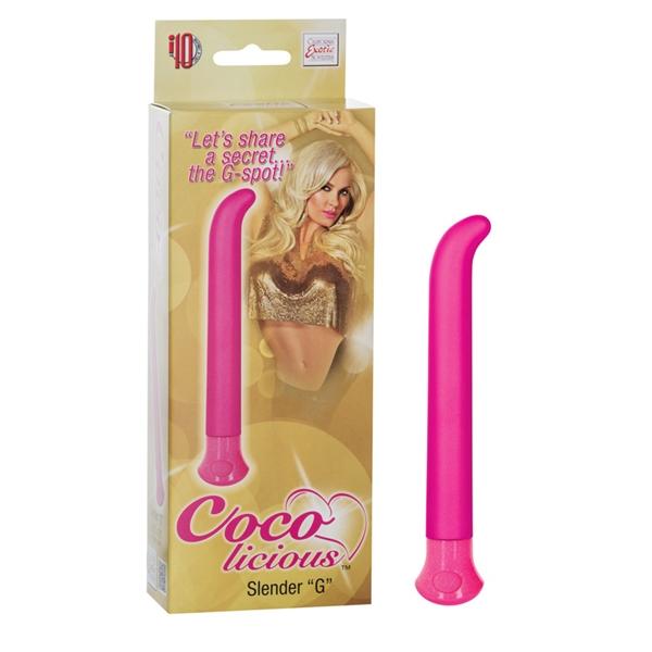 Coco Slender G Pink Vibrator - Click Image to Close