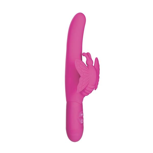 Posh Fluttering Butterfly Pink Vibrator - Click Image to Close