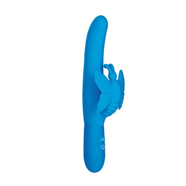 Posh Fluttering Butterfly Blue Vibrator - Click Image to Close