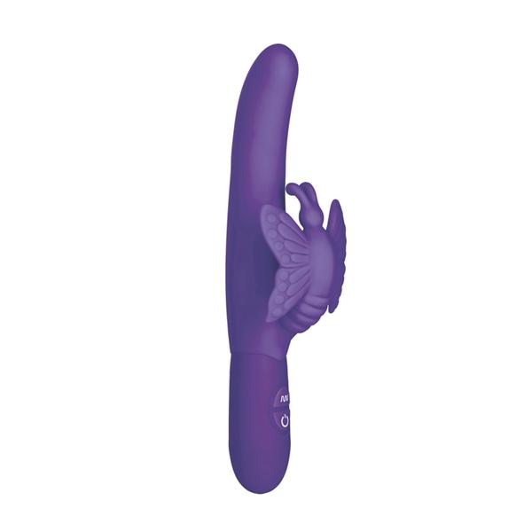 Posh Fluttering Butterfly Purple Vibrator - Click Image to Close