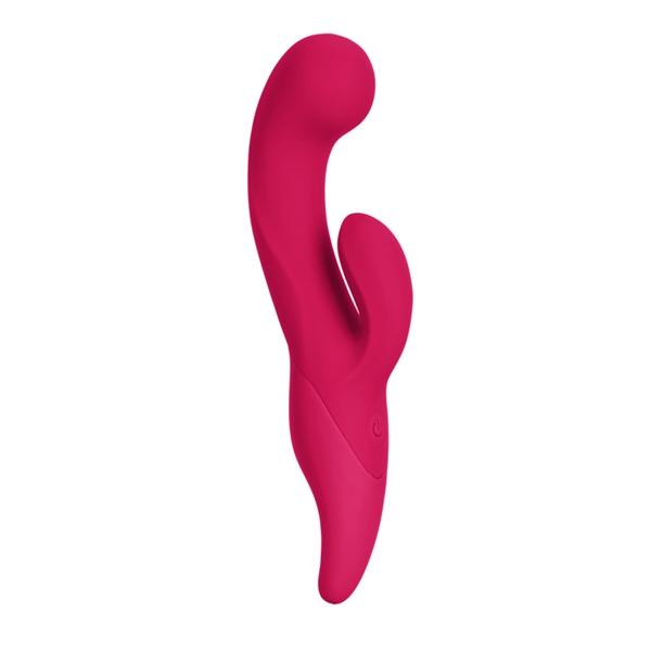 Silhouette S13 Red Dual Stimulating Vibrator - Click Image to Close
