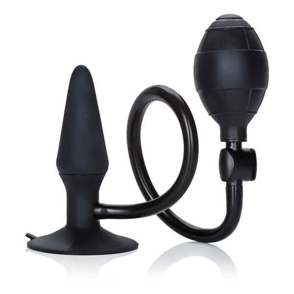 Silicone Inflatable Plug Black - Click Image to Close
