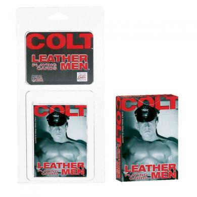 COLT Leather Man Playing Cards - Click Image to Close