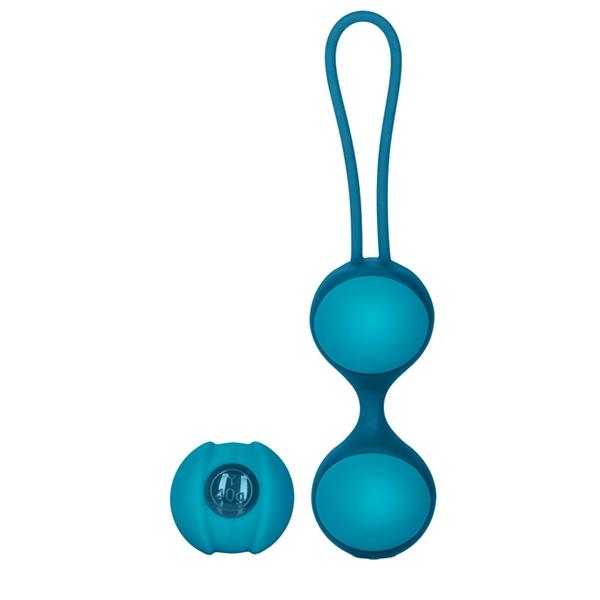 Mini Stella 2 Light Blue Kegel Balls - Click Image to Close