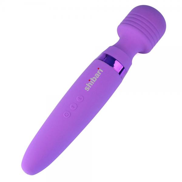 Shibari Mega Wireless Purple Body Massager - Click Image to Close