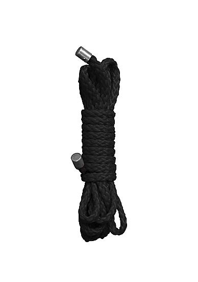 Ouch Kinbaku Mini Rope 4.9ft Black - Click Image to Close