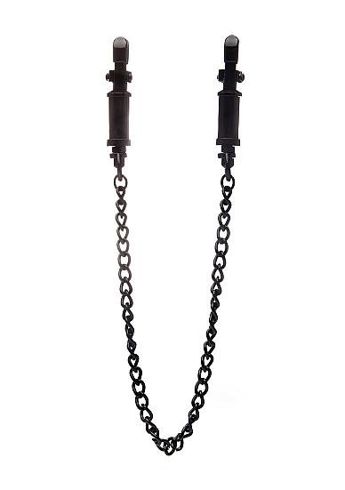 Ouch Vice Nipple Clamps Black - Click Image to Close
