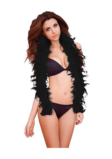 Ouch Seductive Feather Boa Black - Click Image to Close