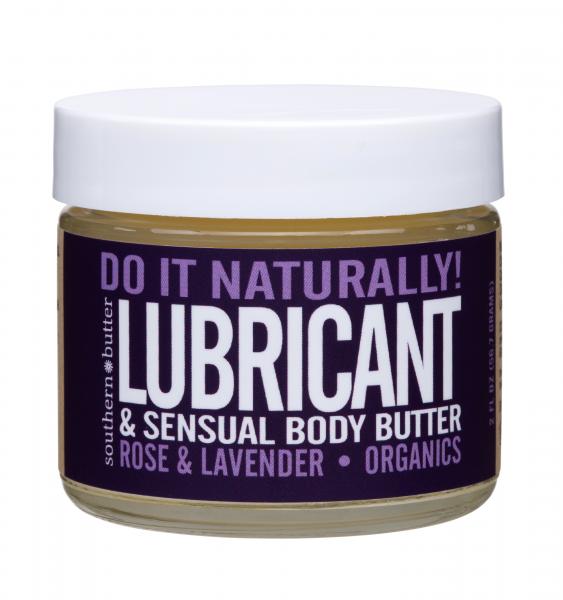 Body Butter Lubricant Rose & Lavender 2oz - Click Image to Close