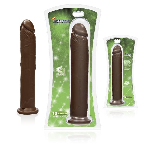 Cock with Suction Cup 10 inches Caramel - Click Image to Close