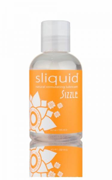 Sliquid Natural Stimulating Lubricant Sizzle 4oz - Click Image to Close