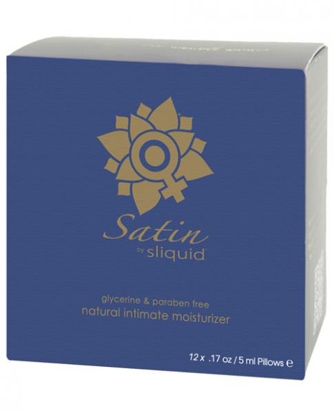 Sliquid Satin Lube Cube 12 Packettes - Click Image to Close