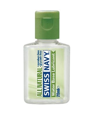 Swiss Navy All Natural Lubricant Mini 20ml - Click Image to Close