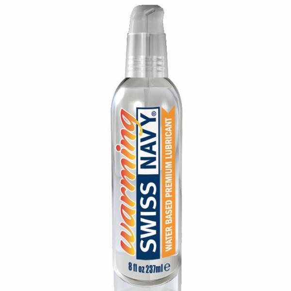Swiss Navy Warming Lubes 8oz - Click Image to Close