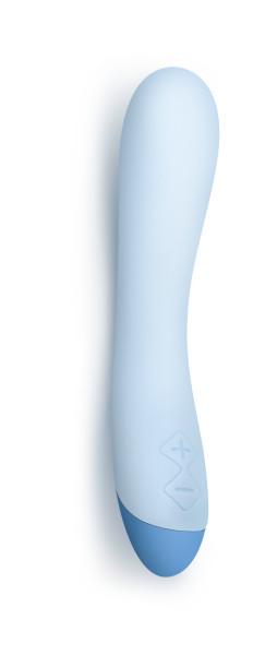 Sola Cue Slate Blue G-Spot Vibrator - Click Image to Close