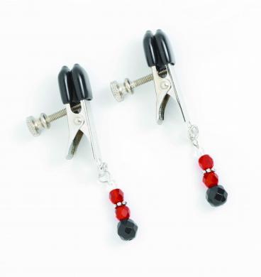 Adl Clamp W/ Red Beads - Click Image to Close