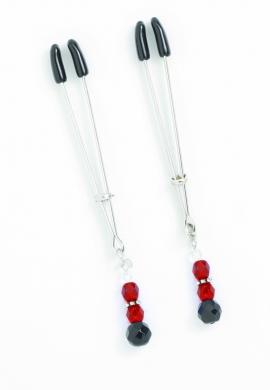 Adjustable Beaded Clamp Red