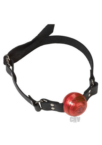 1 1/2 Red Ball Gag W/D Ring - Click Image to Close