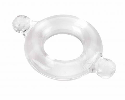 Elastomer Cock Ring Clear - Click Image to Close