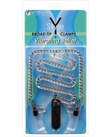 Y- Style Broad Tip Clamps W/ Vib. Bullet - Click Image to Close