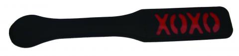 S&M Xoxo Paddle Black - Click Image to Close