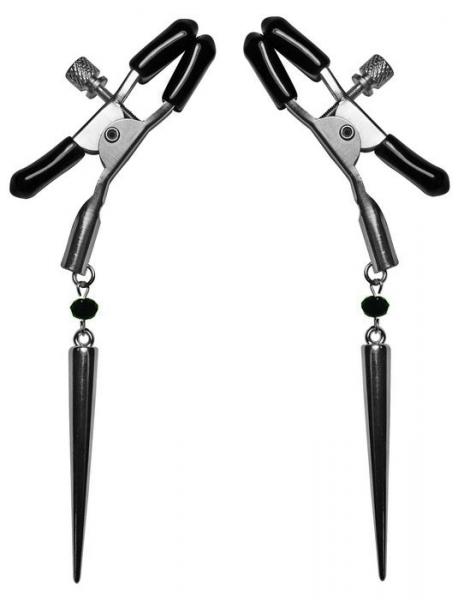 Silver Spears Nipple Clamps - Click Image to Close
