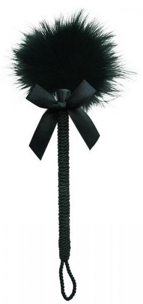 Midnight Feather Tickler Black - Click Image to Close