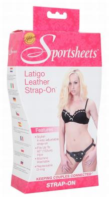 Latigo Leather Harness by Sportsheets
