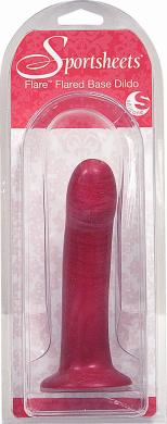 Sedeux Flare Silicone Dildo Red Pearl - Click Image to Close