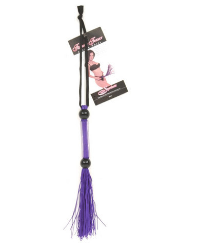 Rubber Whip 10 inch - Purple - Click Image to Close