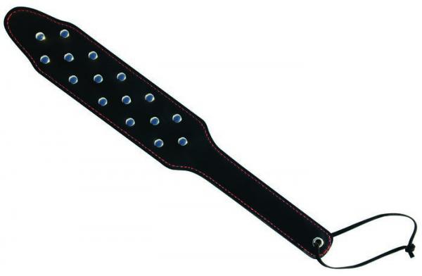 Manbound The Enforcer Studded Paddle Black - Click Image to Close