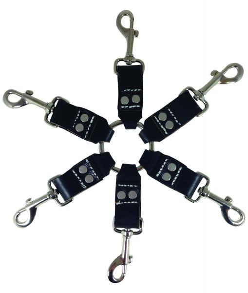 Edge Leather 6 Point Hog Tie Restraint - Click Image to Close