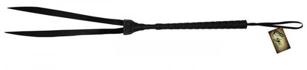 Edge Dragon Kiss Forked Whip Black - Click Image to Close