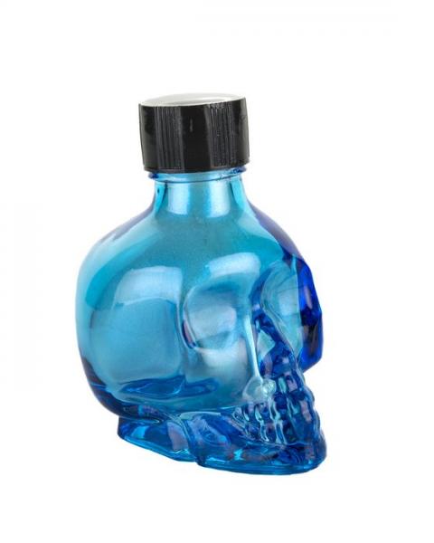 Liquid Latex Sparkle Body Glitter Blue Skull 1oz - Click Image to Close