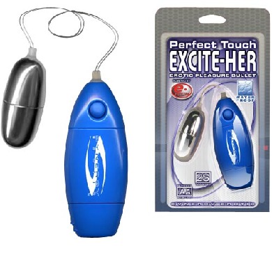 Excite Her Silver Bullet Luster Blue - Click Image to Close