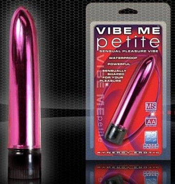Vibe Me Petite W/P Massager Luster Pink - Click Image to Close