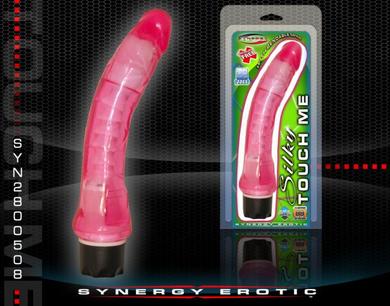 Silky Touch Me Penis Vibe - Pink - Click Image to Close