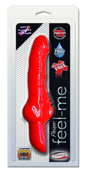 Please Feel Me Red Vibrator - Click Image to Close