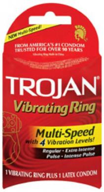 Trojan Multi Speed Vibrating Ring - Click Image to Close