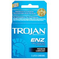 Trojan Enz Lubricated 1 - 3 pack