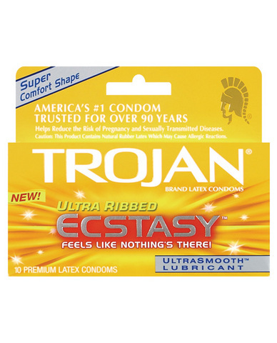 Trojan Stimulations Ecstasy 10 Pack