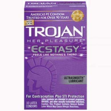 Trojan Her Pleasure Ecstasy 10 Pack - Click Image to Close