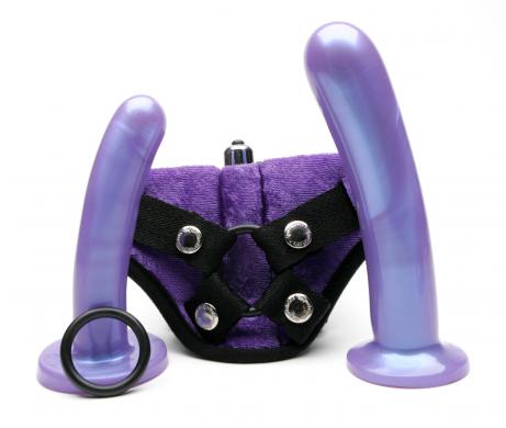 Bend Over Intermediate Harness Purple - Click Image to Close
