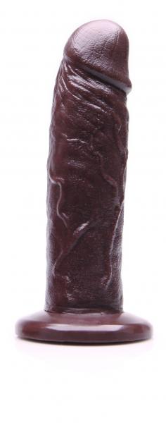 Sam Vibrating O2 Kit Mocha Brown Dildo - Click Image to Close