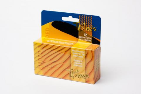 Tastees Ribbed and Studded 12 Pack - Click Image to Close