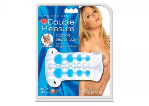 Double Pleasure Comfort Grip Stroker - Click Image to Close
