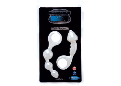 Bottoms Up Anal Toy Set Clear - Click Image to Close