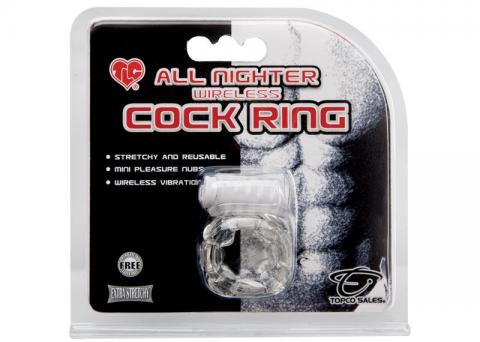 All Nighter Wireless Cock Ring - Click Image to Close