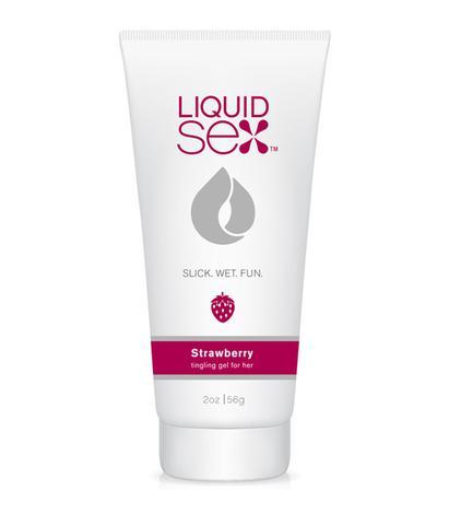 Liquid Sex Tingling Gel for Her Strawberry 2oz Tube